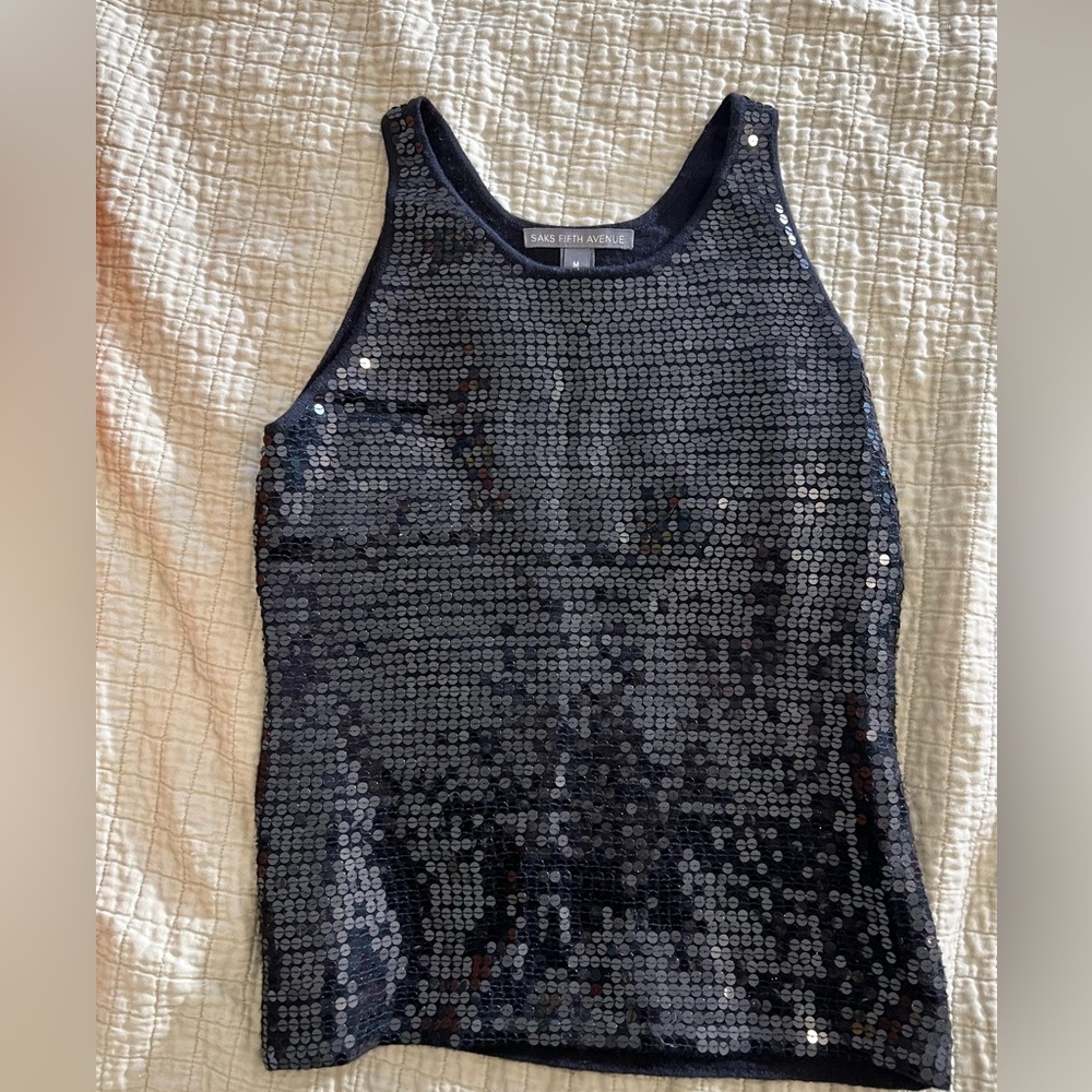 Saks Fifth Ave Sequin Blouse